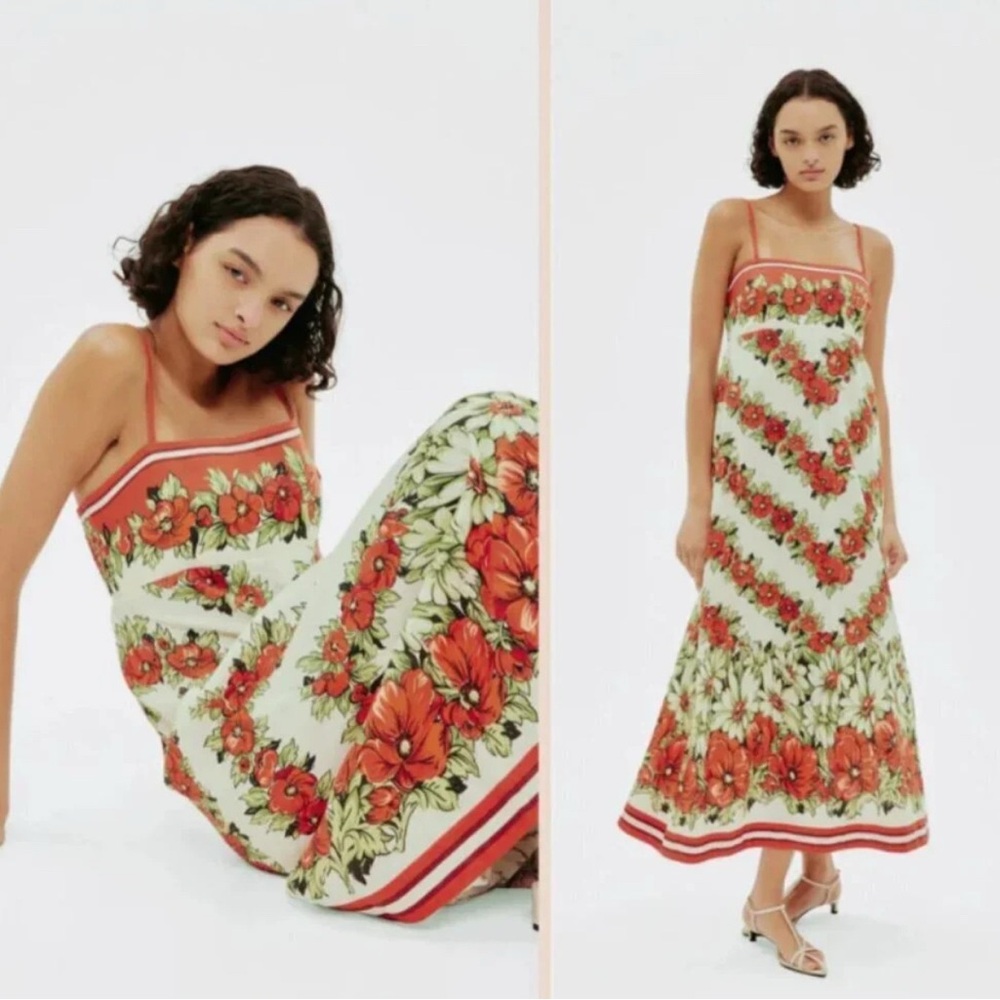 ALEMAIS |  AMELIE DAY DRESS EXCLUSIVE Red Rose Print